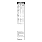 1 Balai d'Essuie Glace 340mm Pour Fiat Ford Nissan Juke Van Micra IV V Toyota