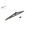 1 Balai d'Essuie Glace 340mm Pour Peugeot Renault 5 6 16 Kangoo Rodeo 4 VW Seat