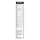 1 Balai d'Essuie Glace 400mm Pour Peugeot Renault Dacia VW Caddy Golf Sportsvan
