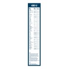1 Balai d'Essuie Glace 475mm Pour Peugeot Renault VW Bora Golf III IV Audi