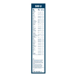 1 Balai d'Essuie Glace 500mm Pour Peugeot Renault Dacia Duster Logan Express VW