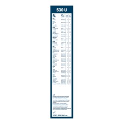1 Balai d'Essuie Glace 530mm Pour Peugeot Renault VW Amarok Bora Caddy II Audi
