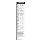 1 Balai d'Essuie Glace 550mm Pour Peugeot Renault Dacia VW Audi 100