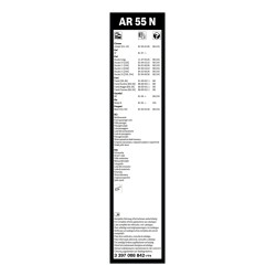 1 Balai d'Essuie Glace 550mm Pour Peugeot Boxer Fiat Ducato Ford BYD not-found