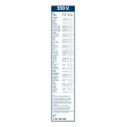 1 Balai d'Essuie Glace 550mm Pour Peugeot Renault Dacia Audi 967041 ZC9875522U