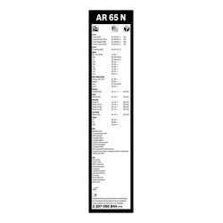 1 Balai d'Essuie Glace 650mm Pour Peugeot Renault Opel Movano B Fiat 48092245