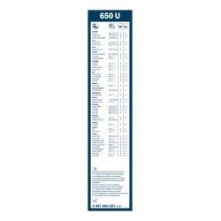 1 Balai d'Essuie Glace 650mm Pour Peugeot Renault Kadjar Opel Fiat 288906796R