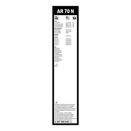 1 Balai d'Essuie Glace 700mm Pour Peugeot Expert iOn VW Audi A2 Seat Alhambra