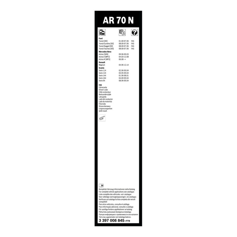 1 Balai d'Essuie Glace 700mm Pour Peugeot Expert iOn VW Audi A2 Seat Alhambra