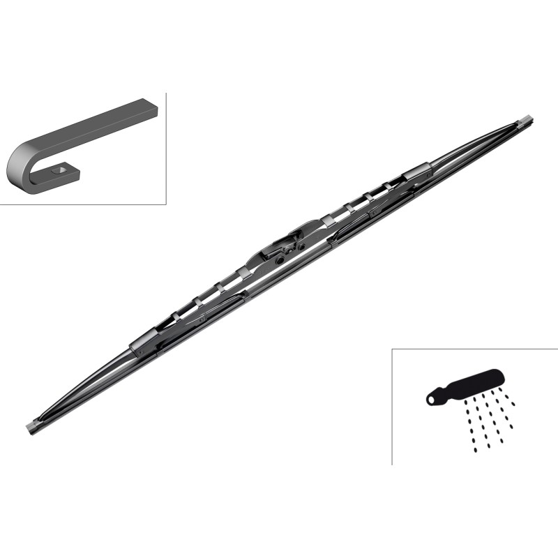 1 Balai d'Essuie Glace 700mm Pour SCANIA G I II L P R T 1541106 2371926 2753171
