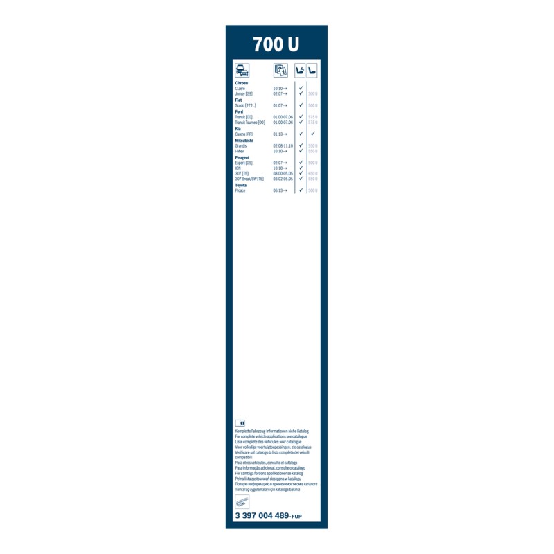 1 Balai d'Essuie Glace 700mm Pour Peugeot 307 Expert iOn Fiat Scudo Ford Nissan