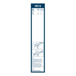 1 Balai d'Essuie Glace 700mm Pour Toyota Verso Yaris Subaru Trezia