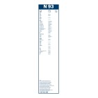 1 Balai d'Essuie Glace 900mm Pour BMC MAN MERCEDES-TRUCK NEOPLAN 81264400033