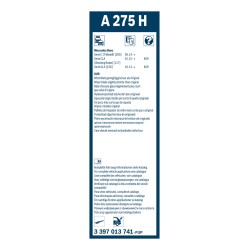 1 Balai d'Essuie Glace 265mm Pour Renault BMW Infiniti MERCEDES CLA