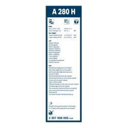 1 Balai d'Essuie Glace 280mm Pour BMW Ford USA Mini Mini Clubman 61627138508