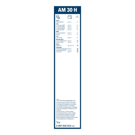 1 Balai d'Essuie Glace 300mm Pour VW Golf Alltrack VII Audi BMW Ford