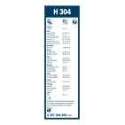 1 Balai d'Essuie Glace 300mm Pour Renault Opel Ford Nissan 93185563 1462914