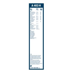 1 Balai d'Essuie Glace 400mm Pour VW Audi Seat Leon Skoda 3T9955425 5JA955425