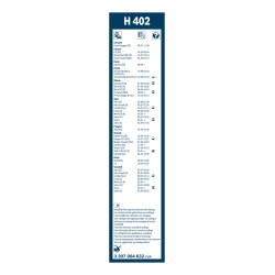 1 Balai d'Essuie Glace 400mm Pour Peugeot Renault Dacia Audi 6426CQ 6025370353