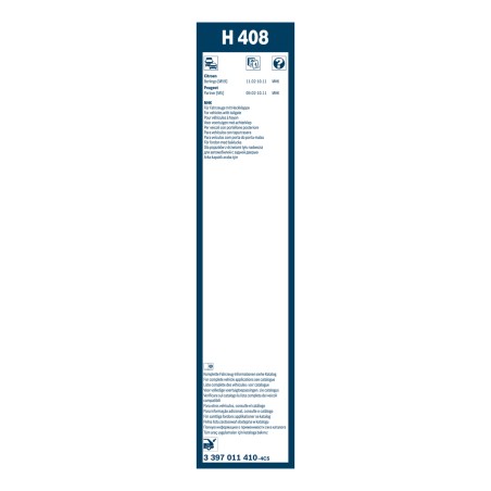 1 Balai d'Essuie Glace 400mm Pour Peugeot Partner Citroën Berlingo 6426SH