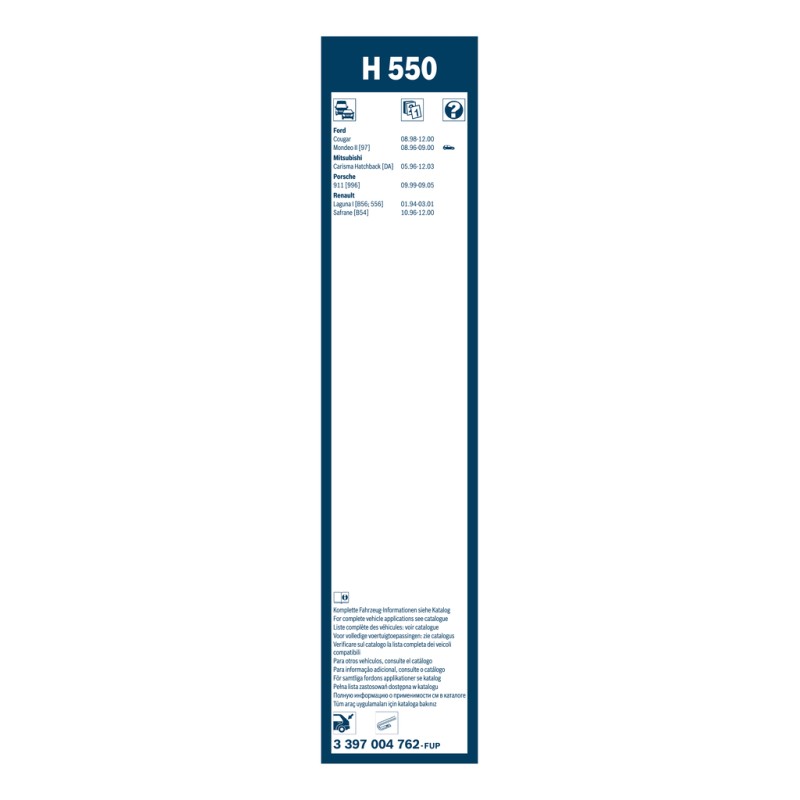 1 Balai d'Essuie Glace 550mm Pour Renault Kangoo Laguna I Master Dacia Fiat Ford