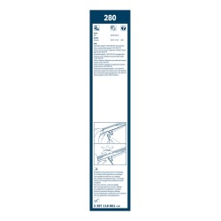 2 Balais d'Essuie Glace 280mm Pour Renault VW Fiat Skoda 7701402562 111998001