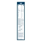 2 Balais d'Essuie Glace 340mm Pour Peugeot Renault VW Seat 5441509 7701003099