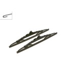 2 Balais d'Essuie Glace 340mm Pour Peugeot Renault VW Seat 5441509 7701003099