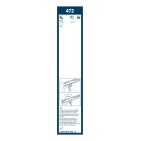 2 Balais d'Essuie Glace 425mm / 380mm Pour Opel Kadett C Porsche 911 Targa