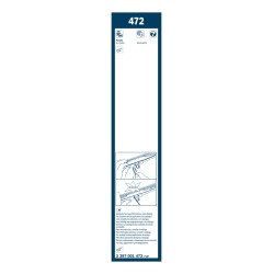 2 Balais d'Essuie Glace 425mm / 380mm Pour Opel Kadett C Porsche 911 Targa