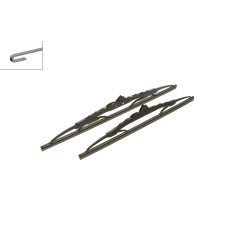 2 Balais d'Essuie Glace 425mm / 380mm Pour Opel Kadett C Porsche 911 Targa