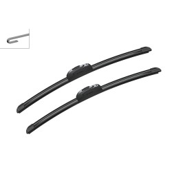 2 Balais d'Essuie Glace 450mm Pour Peugeot Renault Clio I Express Rapid Dacia VW