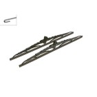 2 Balais d'Essuie Glace 450mm Pour Peugeot Renault Dacia VW ZC9865230 7701018631