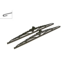 2 Balais d'Essuie Glace 450mm Pour Peugeot Renault Dacia VW ZC9865230 7701018631