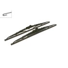 2 Balais d'Essuie Glace 450mm Pour Peugeot Renault 15 17 21 Dacia VW 191998001