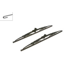 2 Balais d'Essuie Glace 475mm Pour VW BMW Opel Fiat 1272791 60594597 90511532