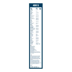 2 Balais d'Essuie Glace 475mm Pour VW BMW Opel Ascona B Calibra A Commodore Fiat