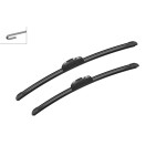 2 Balais d'Essuie Glace 475mm / 425mm Pour Opel Ford KA Toyota Suzuki