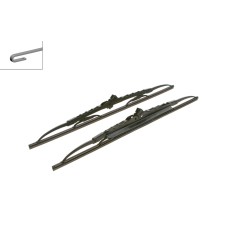 2 Balais d'Essuie Glace 500mm Pour Renault 19 I II Clio Duster Dacia VW Seat