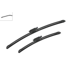 2 Balais d'Essuie Glace 500mm / 360mm Pour Renault Twingo III Smart Forfour
