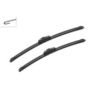 2 Balais d'Essuie Glace 500mm / 450mm Pour Peugeot VW Polo Seat Inca Opel