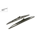 2 Balais d'Essuie Glace 500mm / 450mm Pour Peugeot VW Seat Opel 6426P0 93178169