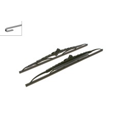 2 Balais d'Essuie Glace 500mm / 450mm Pour Peugeot VW Seat Opel 6426P0 93178169