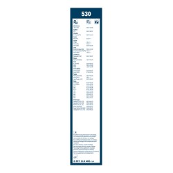 2 Balais d'Essuie Glace 530mm Pour Renault VW Audi Nissan 357998001A 357955425