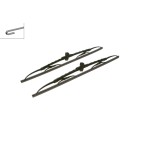 2 Balais d'Essuie Glace 530mm Pour Renault VW Audi Nissan 357998001A 357955425