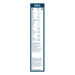 2 Balais d'Essuie Glace 530mm Pour Renault VW Audi BMW 357955425C 357955425