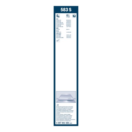 2 Balais d'Essuie Glace 530mm Pour VW Passat Audi A4 BMW Z4 Skoda Superb I