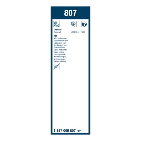 2 Balais d'Essuie Glace 530mm Pour Land Rover Discovery II
