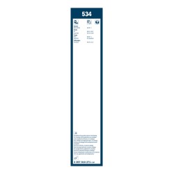 2 Balais d'Essuie Glace 530mm / 380mm Pour VW Toyota Daewoo Matiz - Honda