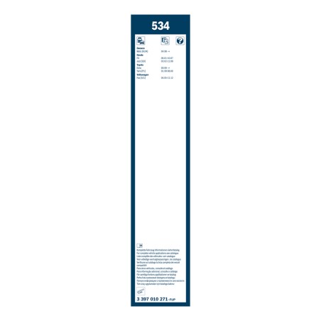 2 Balais d'Essuie Glace 530mm / 380mm Pour VW Toyota Daewoo Matiz - Honda
